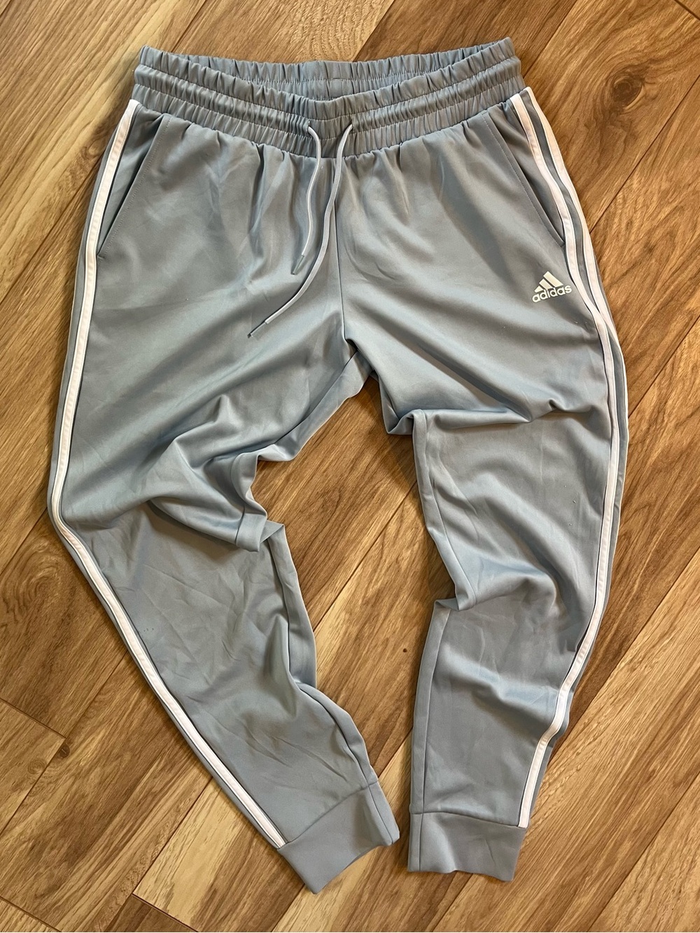 Light blue Adidas joggers